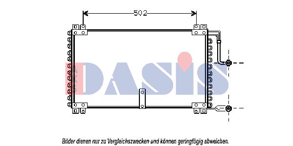 AKS DASIS kondensatorius, oro kondicionierius 182060N